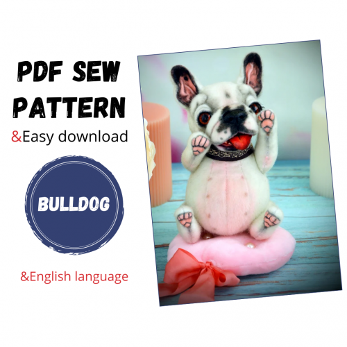 Bulldog sewing pattern 💲14