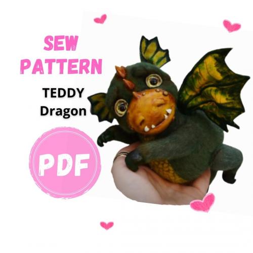 Dragon sewing pattern 💲14