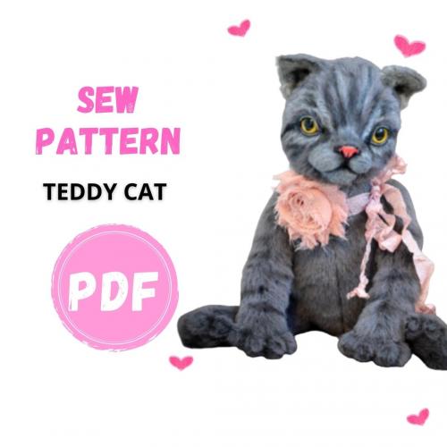 Cat sewing pattern 💲12