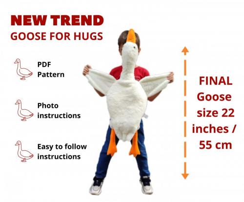 Plush Goose to Hug 💲5