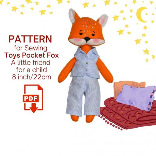 Fox Pattern +pajama suit 💲9