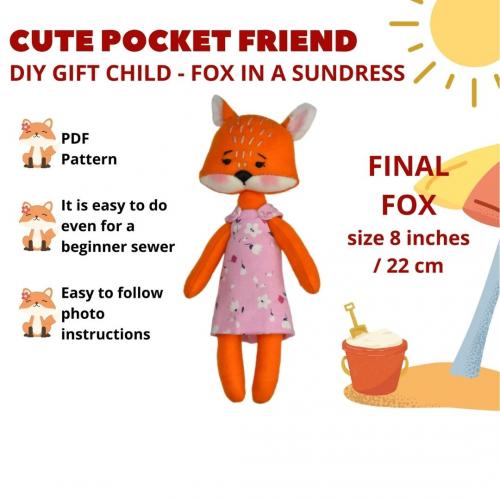 Fox Pattern +sundress 💲8