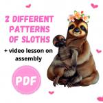 PATTERN Sloth + Video 💲19